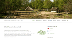 Desktop Screenshot of moormuseum-moordorf.de